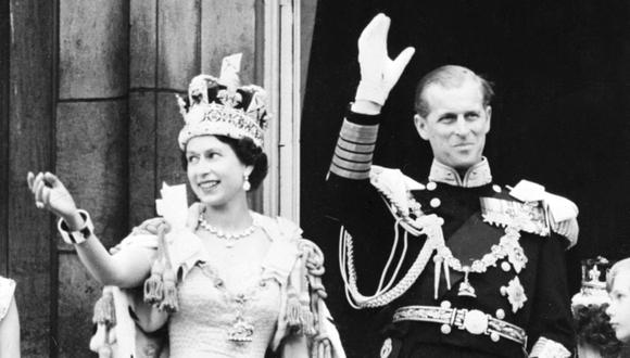 Isabel II del Reino Unido y Felipe de Edimburgo. (Foto: AFP)