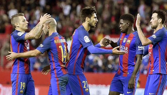 Barcelona gana 2-1 al Sevilla en la Liga Española (VIDEO)