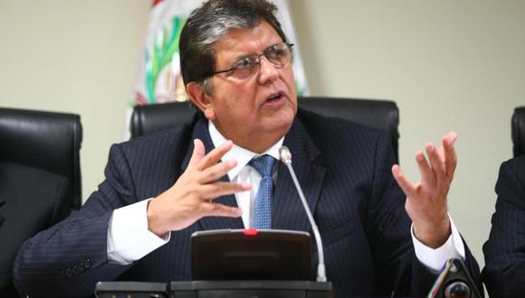Declaran improcedente pedido de Alan García sobre Megacomisión