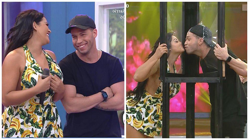 Michelle Soifer y Kevin Blow se besan por primera vez en pleno programa (VIDEO)