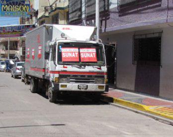 Sunat incauta ocho vehículos por deuda