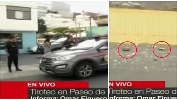 Pánico en la Vía Expresa: Auto recibió nueve impactos de bala en Miraflores (VIDEO)