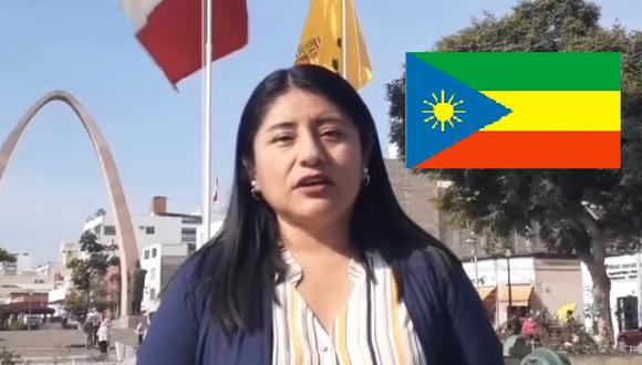 Congresista Esmeralda Limachi tramito propuesta de cambio de color y diseño de la bandera peruana ante la PCM tras pedido de ciudadano.