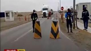 Camiones no pueden ingresar a planta de Pluspetrol en Pisco tras clausura ordenada por municipio (VIDEO)