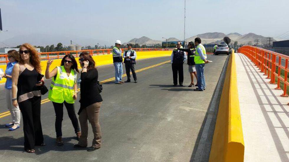 Susana Villarán inauguró hoy puente San Pedro (FOTOS)