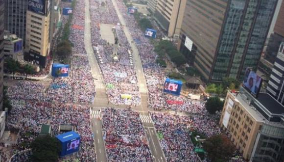 Un millón de coreanos asisten a misa y beatificación oficiada por el Papa