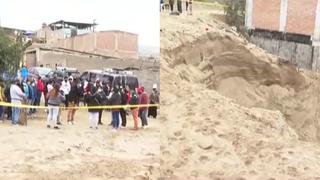 Niño muere tras caer a zanja de arena cuando buscaba leña para cocinar en Ventanilla (VIDEO)