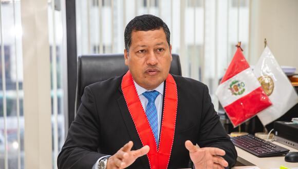 El fiscal superior Omar Tello se refirió a la investigación iniciada a Bruno Pacheco por supuestas presiones al jefe de la Sunat. (Foto: GEC)