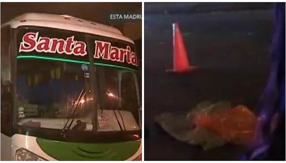 ​Santa Anita: Niña muere atropellada por bus interprovincial (VIDEO)