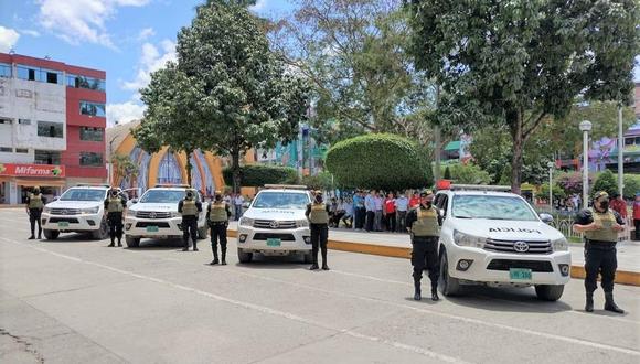 Las unidades policiales serán distribuidas a la División Policial de Jaén y a la comisaría PNP Santo Tomás de Cutervo. (Foto: Ministerio del Interior)