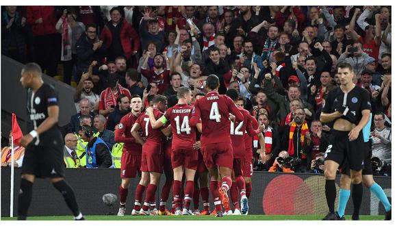 Champions League: Liverpool derrotó 3-2 al PSG en vibrante partido (VIDEO)