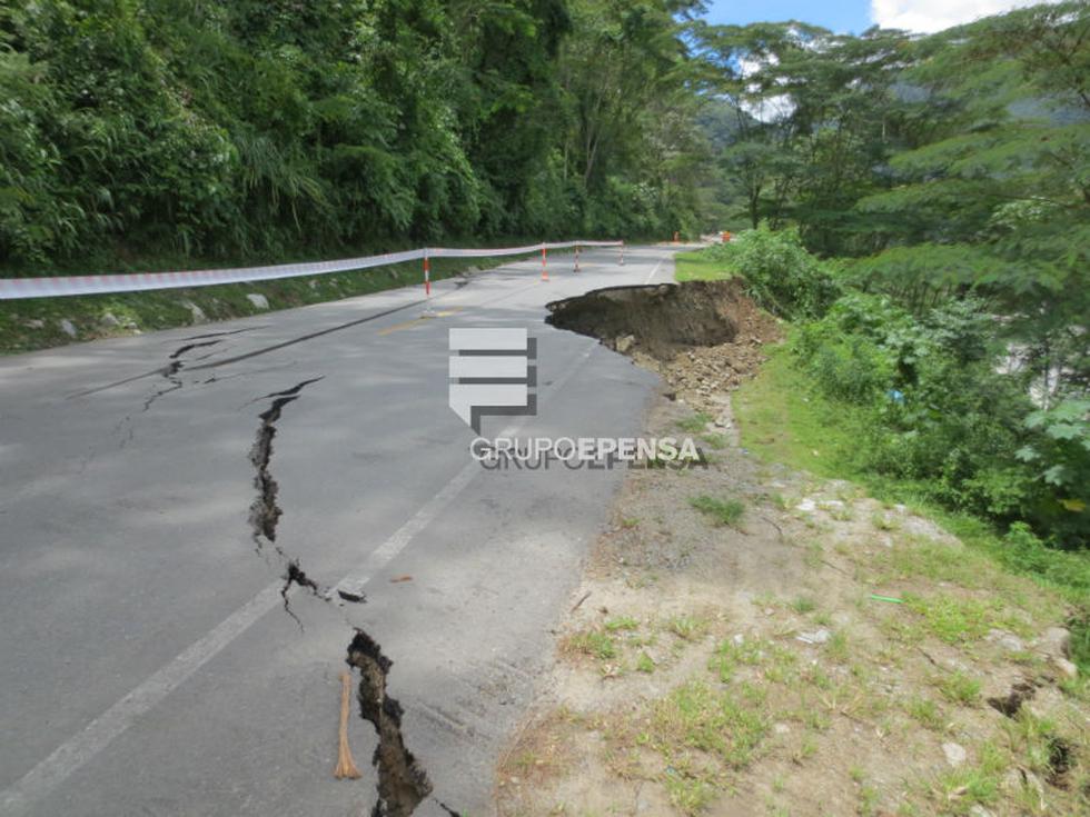 Carretera Marginal colapsa y podría aislar a la Selva Central