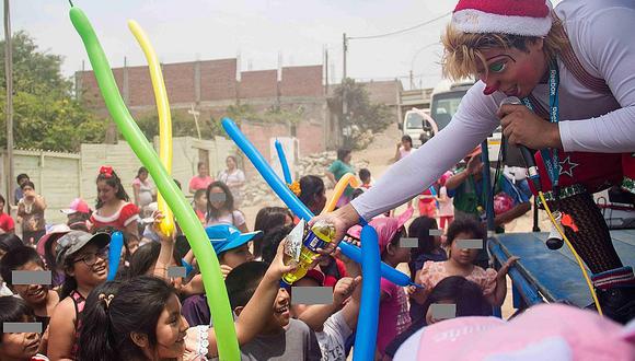 Ventanilla: Así pasaron Navidad niños del Cerro Cachito 
