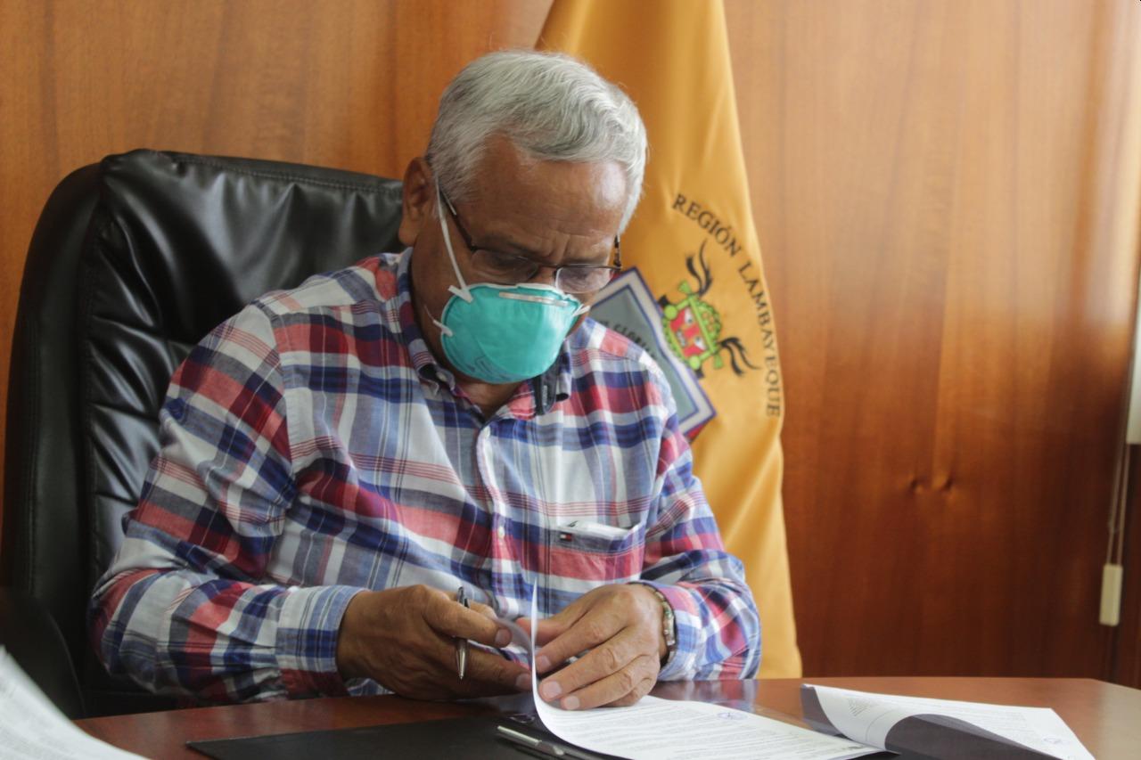 Declaraciones del gobernador regional de Lambayeque no fueron  nada alentadoras. (Foto: Gobierno Regional de Lambayeque)