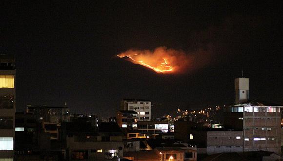 Se reportó un nuevo incendio forestal en Cusco (FOTOS)