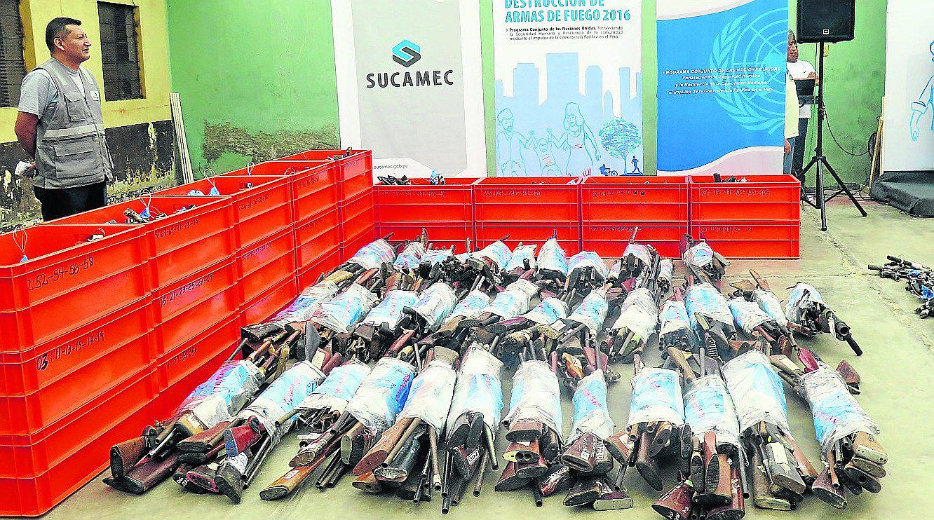 La Libertad: 200 armas en poder del hampa
