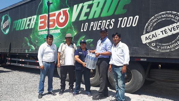 Distribuyen 18 mil litros de agua a damnificados por los huaicos en Tacna