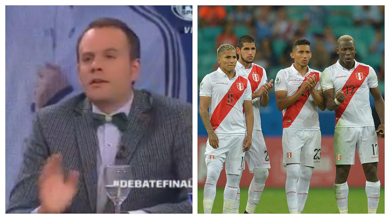 Periodista de Fox Sports: "Perú es un equipo limitado que llegó por la ventana" a las semifinales (VIDEO)
