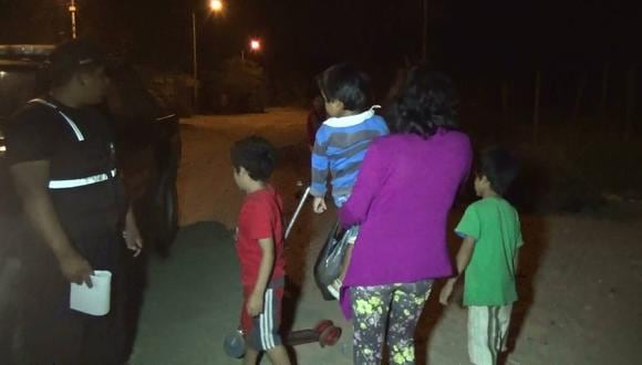 Chimbote: Inescrupulosos roban a vendedora de golosinas y sus cuatro hijos