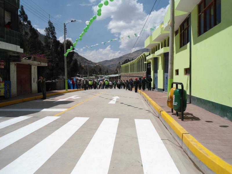 Destinan 14 millones de soles para obras de pavimentación 