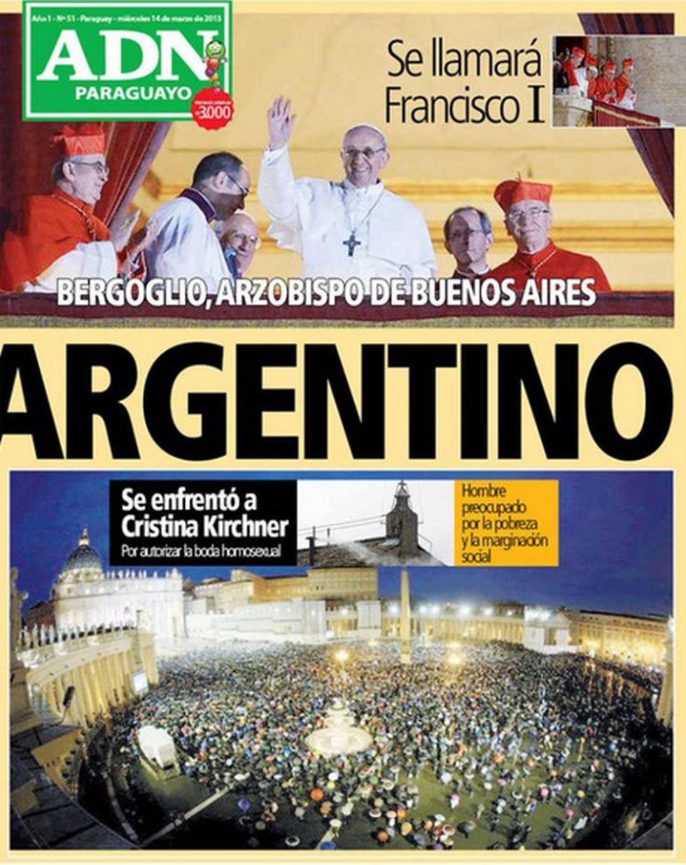 (FOTOS) Papa Francisco: Así informaron diarios de América