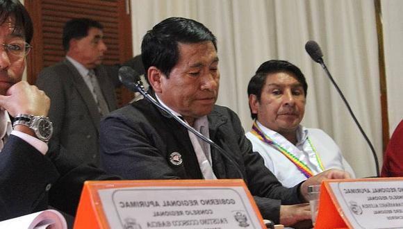 Consejo Regional de Apurímac sigue 'blindando' a consejero Pascual Huamánñahui