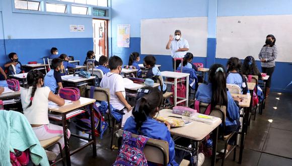 Suspenden clases escolares presenciales. (Foto: Andina)