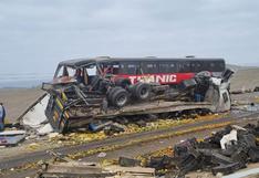 Áncash: Choque entre ómnibus y tráiler deja dos muertos y más de 20 heridos