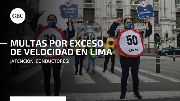 SAT: know since when fines for speeding will be imposed in Lima