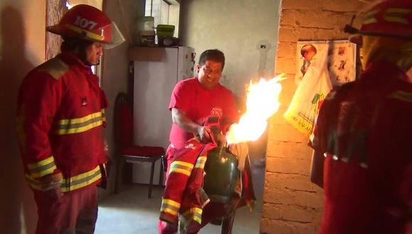 Chimbote: Evitan incendio por descuido de familia con cocina a gas
