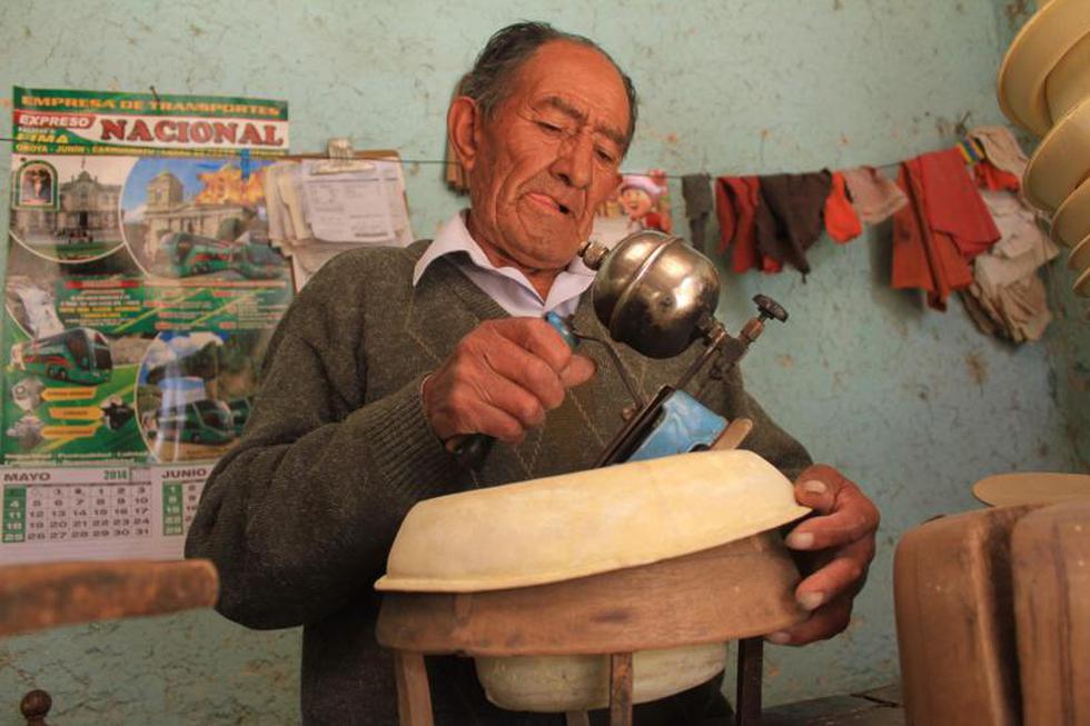 Cornelio Acevedo es el ultimo sombrerero de Sicaya (FOTOS)