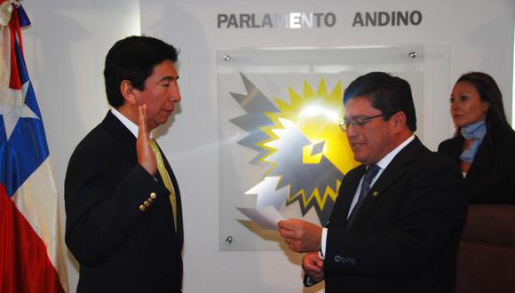 Eligen a Hildebrando Tapia vicepresidente del Parlamento Andino