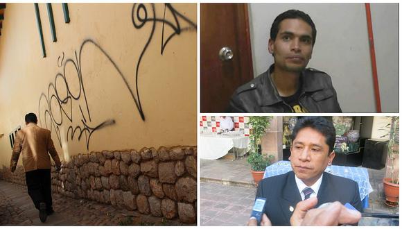 Colombiano cae realizando pintas en Cusco (VIDEO)
