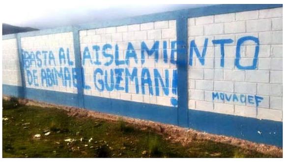 Sendero Luminoso pide liberación de Abimael Guzmán con pintas en distritos de Lima (FOTOS) 