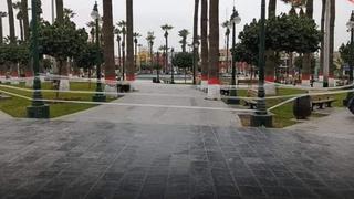 Plaza Mayor de Chincha estará cerrada hasta el mes de noviembre