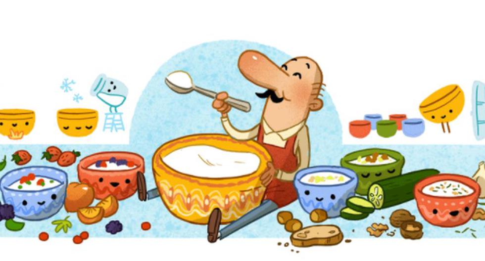 Google decidió conmemorar con un doodle el 142º cumpleaños del médico y microbiólogo búlgaro Dr. Stamen Grigorov. (Imagen: Google).