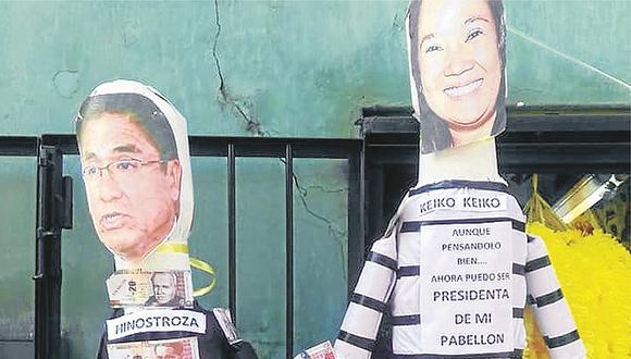 Muñecos de Leyla Chihuán, Keiko Fujimori son los más pedidos 