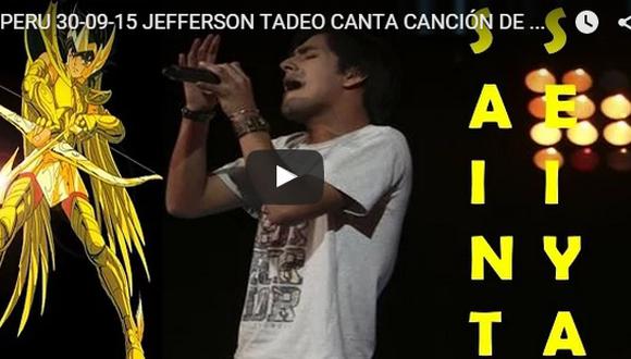 Mira lo que dijo el cantante oficial de Saint Seiya sobre concursante de La Voz Perú (VIDEO)