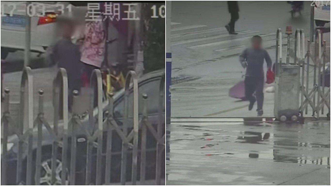 YouTube: hombre roba celular y al escapar entra a una comisaría (VIDEO)