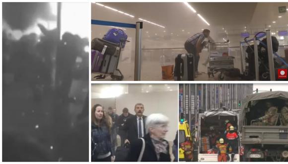 Atentados en Bélgica: los ocho videos más lamentables registrados en Bruselas