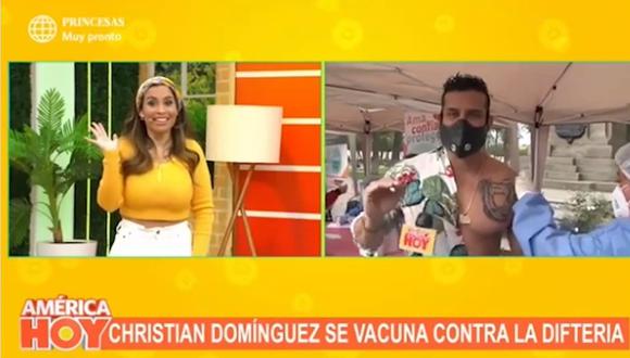 Christian Domínguez participó en campaña de vacunación contra la difteria. (Video: América Hoy)