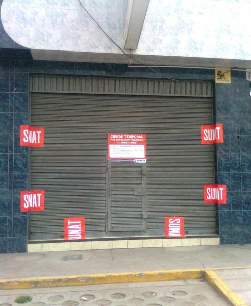 Sunat: 2540 locales sancionados con cierre temporal