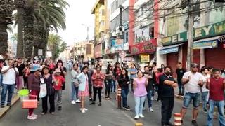 Tacna: Con “plantón” ciudadanos reclaman su derecho a trabajar ante las protestas (VIDEO)