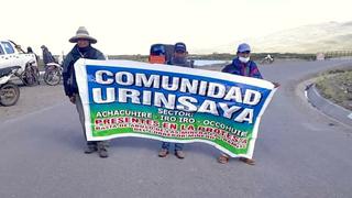 Las Bambas: comuneros vuelven a bloquear el Corredor Minero en Cusco, exigen reunión con la PCM (FOTOS)