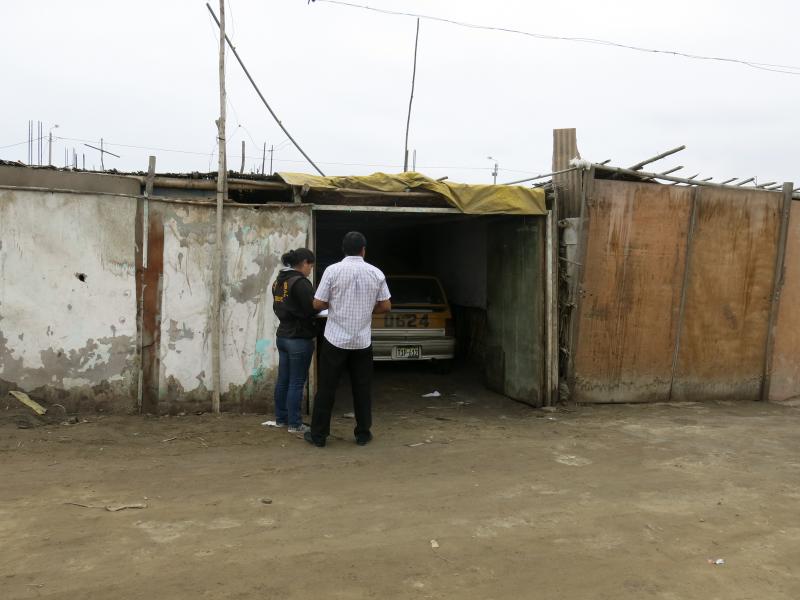 Intervienen cochera en San Miguel 