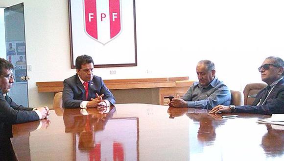 Gobernador regional y alcalde de Cusco visitan la ADFP por tema Cienciano