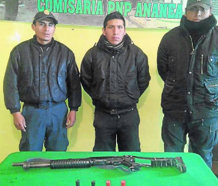 Puno: ​decomisan armamento ilegal en La Pampilla distrito de Ananea