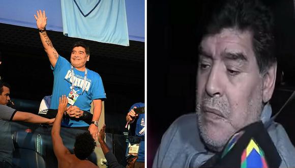 Maradona arremetió contra la AFA mientras estaba en aparente estado de ebriedad (VÍDEO)