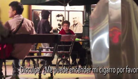YouTube: Esto es lo que sucede en Lima cuando un niño pide que le enciendan un cigarro (VIDEO)