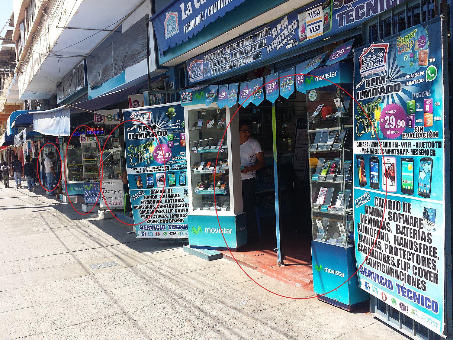 Celulares robados son desbloqueados en pleno centro de Piura (VIDEO)